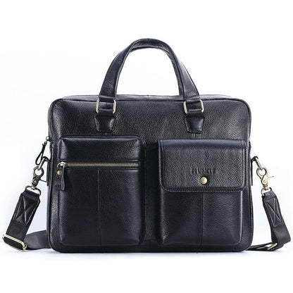 Sac Ordinateur Homme Cuir Charly | La Casa du Cuir Noir / Cuir / Homme Sac Ordinateur
