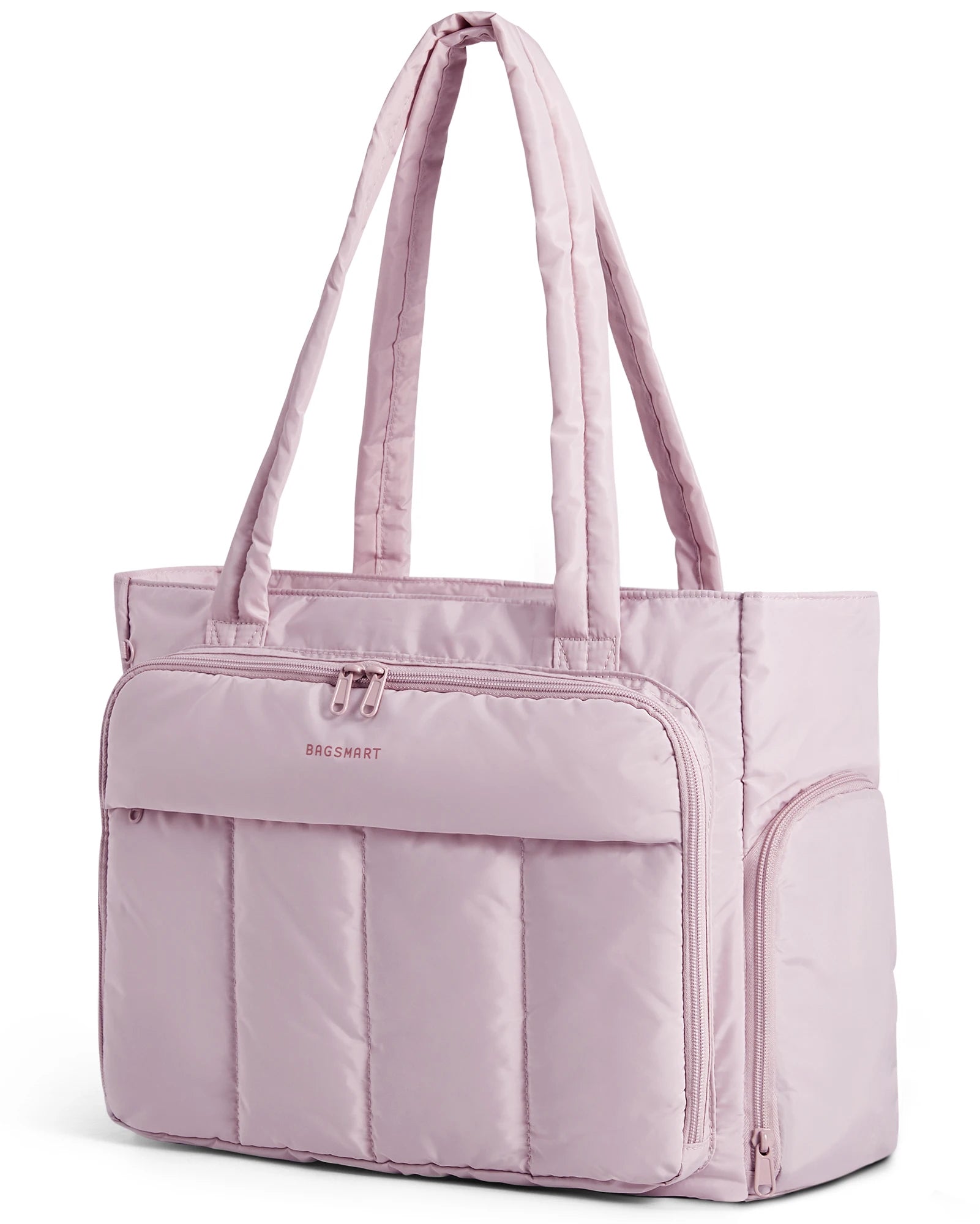 Sac Ordinateur Maya – Grand Sac de Cours Femme 15,6” Rose / Nylon Sac Cabas