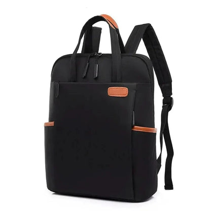 Sac pour le Lycée Sam | La Casa du Cuir Noir / 14 Pouces / Nylon Oxford sac à dos ordinateur