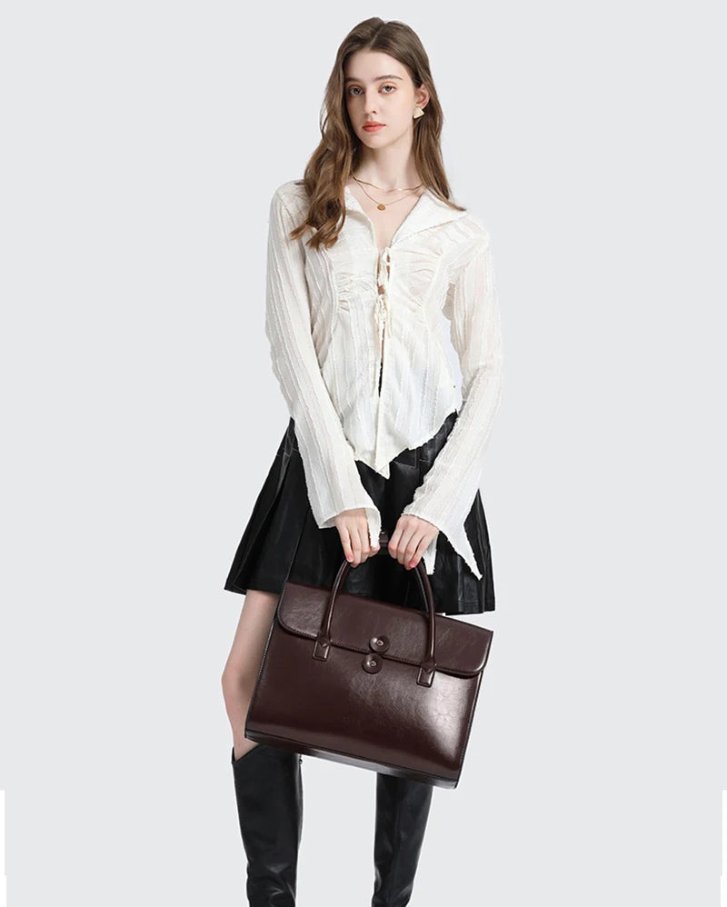 Sac pour le Travail Femme – Antonella | Élégance & Praticité Sac Ordinateur