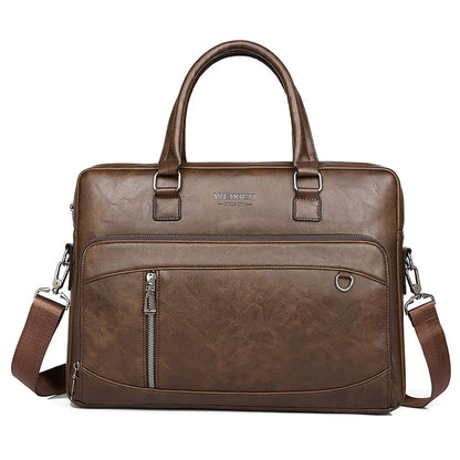 Sac pour Travailler Femme – Marie | Élégance & Organisation Café / Cuir Vegan Sac Ordinateur