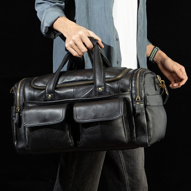 Sac en Cuir de Voyage pour Homme, Sac Cuir Homme Voyage