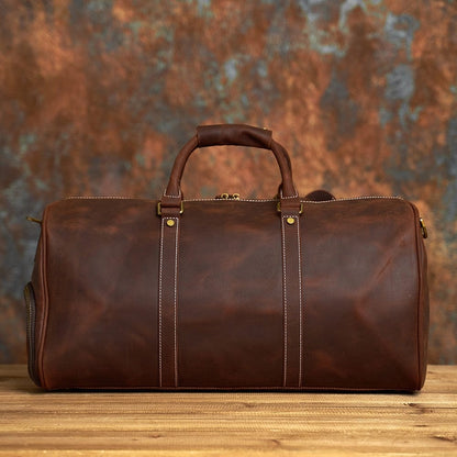Sac de Voyage Homme Cuir Vintage Lenny | Escapade Élégante Sac de voyage