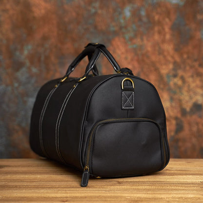 Sac de Voyage Homme Cuir Vintage Lenny | Escapade Élégante Sac de voyage