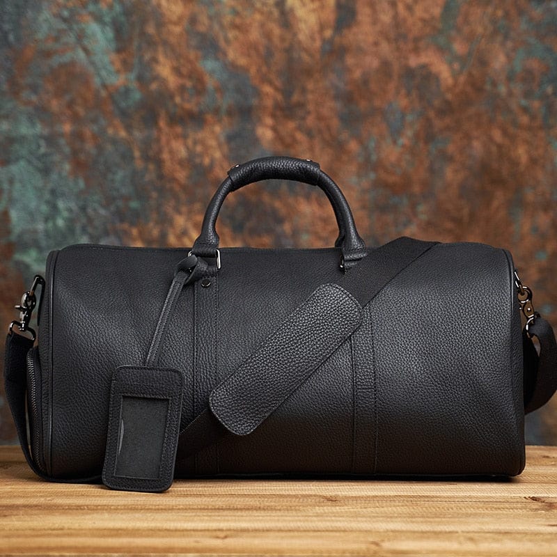 Sac en discount cuir noir homme