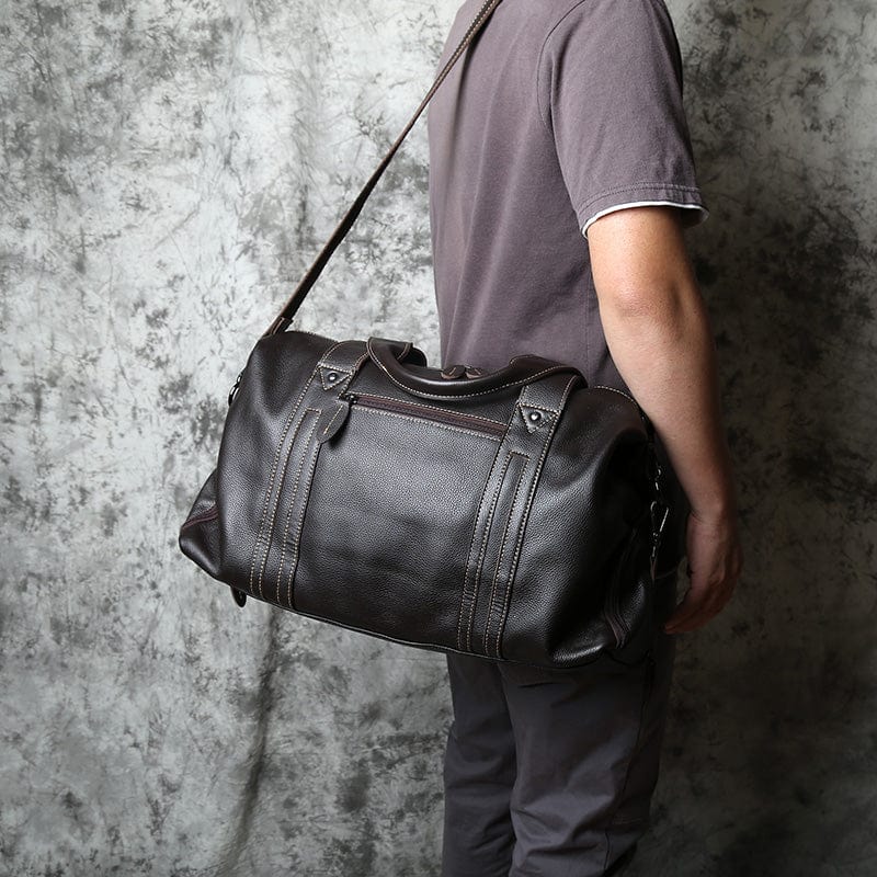 Sac en Cuir de Voyage pour Homme, Sac Cuir Homme Voyage