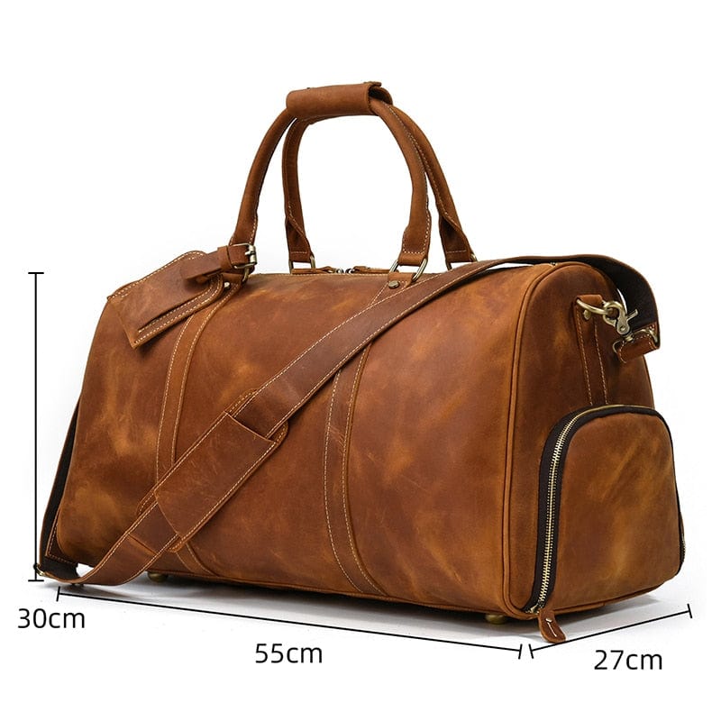 Sac en cuir de voyage pour homme