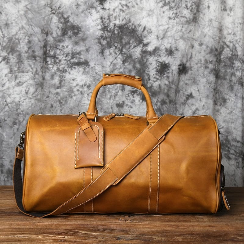 Sac en Cuir de Voyage pour Homme, Sac Cuir Homme Voyage