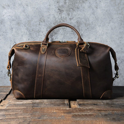 Sac Voyage Homme Cuir Soan | La Casa du Cuir Café / Cuir Sac de voyage