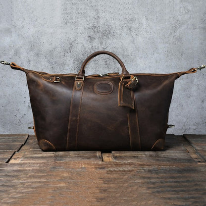 Sac Voyage Homme Cuir Soan | La Casa du Cuir Café / Cuir Sac de voyage