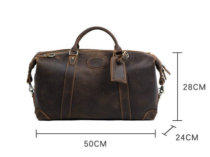 Sac Voyage Homme Cuir Soan | La Casa du Cuir Café / Cuir Sac de voyage