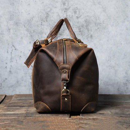 Sac Voyage Homme Cuir Soan | La Casa du Cuir Café / Cuir Sac de voyage