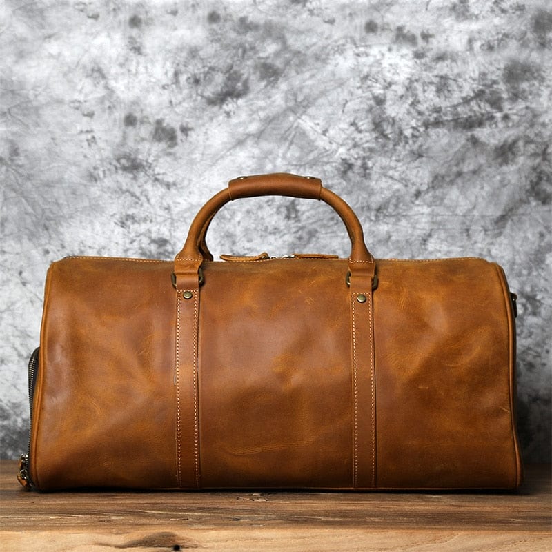 Sac en Cuir de Voyage pour Homme, Sac Cuir Homme Voyage