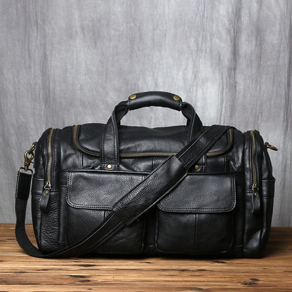 Sac Voyage Homme Cuir Owen | La Casa du Cuir Noir / Cuir / Homme Sac de voyage