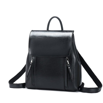 Sac à Dos Cuir Femme Anastasia, sac cours cuir, sac à dos femme tendance 2025