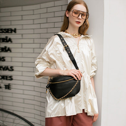 Sac Banane Cuir Femme Angelina, sac banane femme tendance 2025