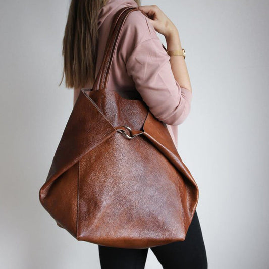 Sac Cabas Cuir Marion, sac cabas cours, sac cabas ado fille, sac cabas lycéenne