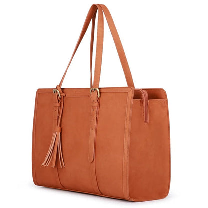 Sac Cuir Femme Ordinateur Chic, sac cabas pour ordinateur, sacoche ordinateur cuir femme, sac à main ordinateur élégant femme