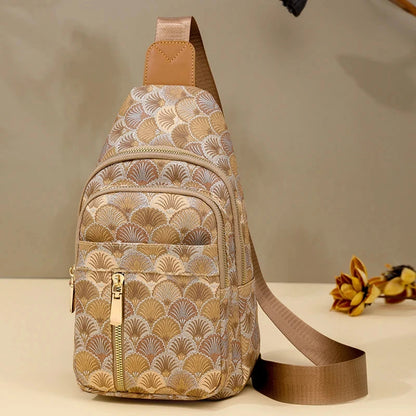 Sacoche Banane Bandouliere Marron / 18cm8cm30cm / Cuir (PU) Sac Cuir