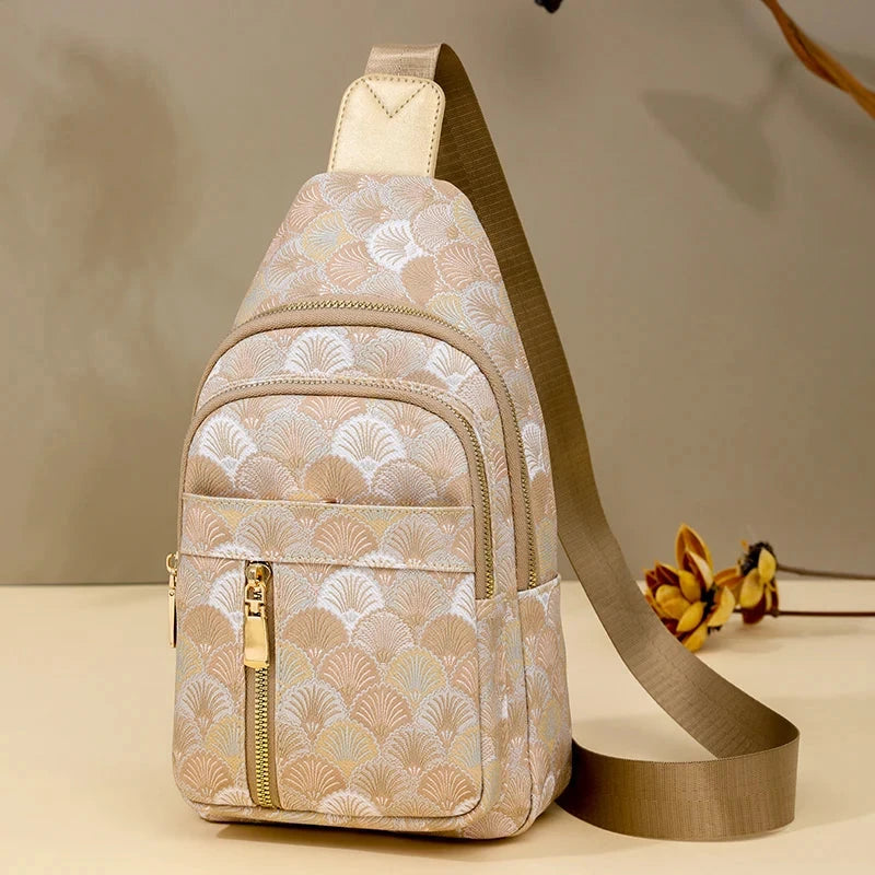 Sacoche Banane Bandouliere Or / 18cm8cm30cm / Cuir (PU) Sac Cuir