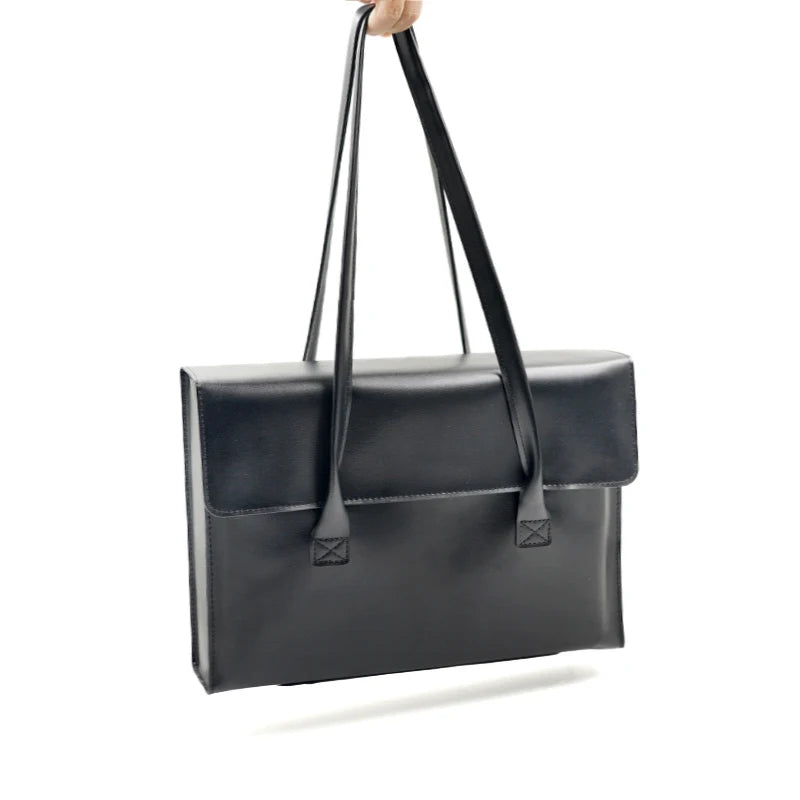 Sacoche Ordinateur Cuir Femme Lou | 15,6” Chic & Tendance Sac Cuir Femme