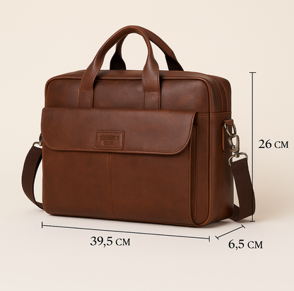 Sacoche Ordinateur en Cuir pour Homme | Modèle Omar Sac Ordinateur