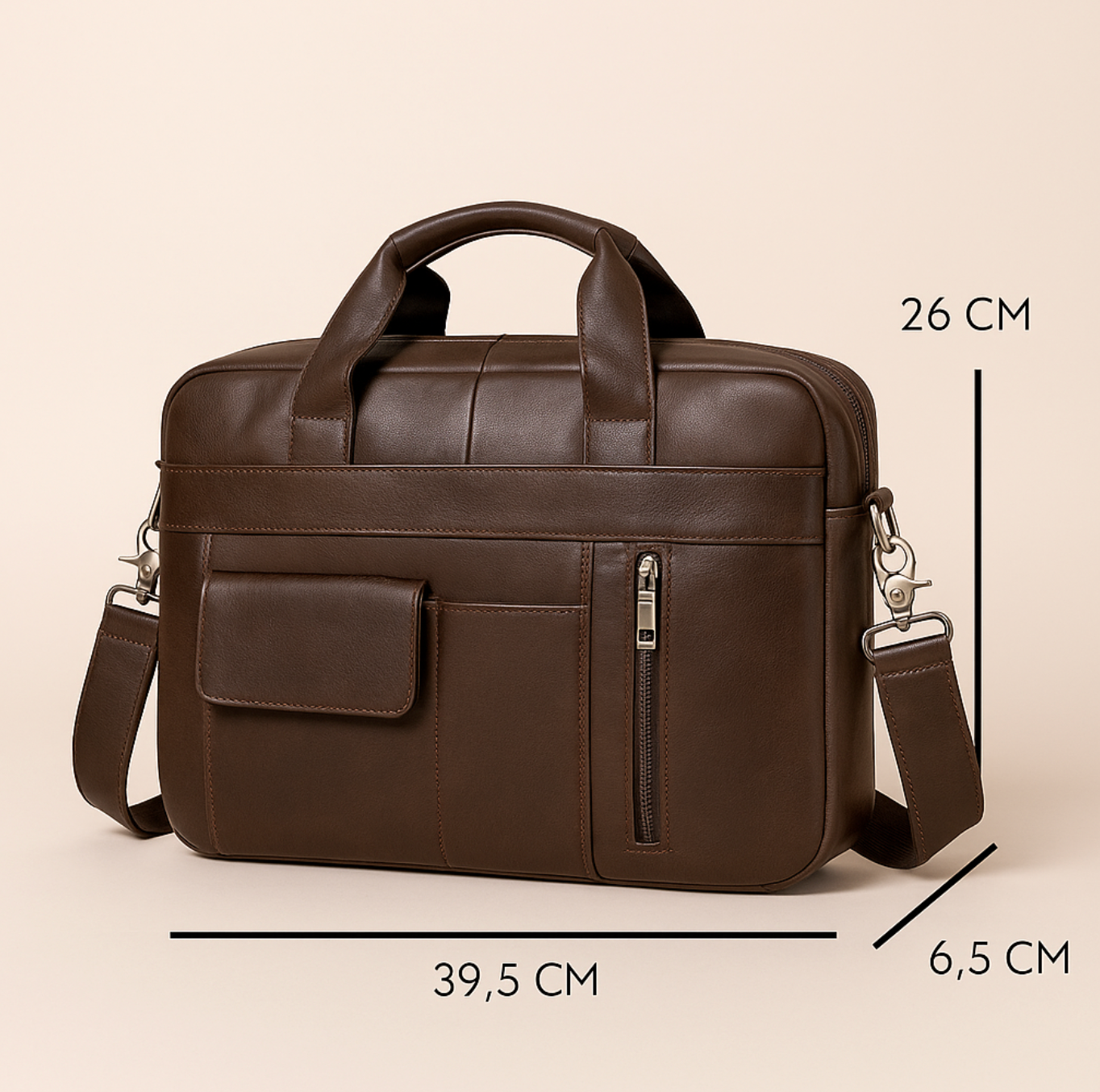 Sacoche Ordinateur Luxe Homme | Modèle Carlos Sac Ordinateur