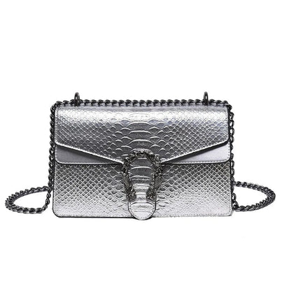 Sac à Main Femme Tendance | La Casa du Cuir Silver / Cuir PU Sac Cuir Femme