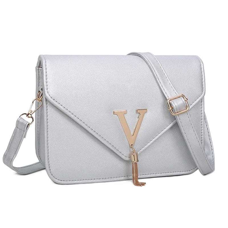 Silver / Cuir PU Sac Cuir Femme