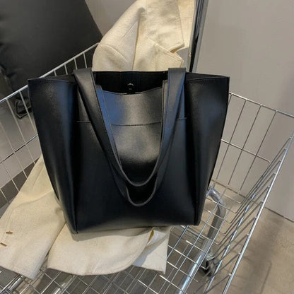 Sac Cabas Cuir Ariel | La Casa du Cuir Noir / 31x13x31cm Sac Cabas