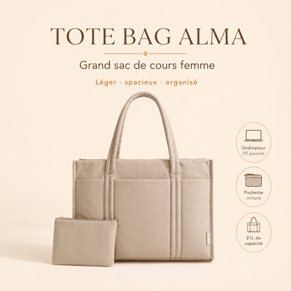 Tote Bag Alma – Sac à Main The Tote Bag Femme Sac Cabas