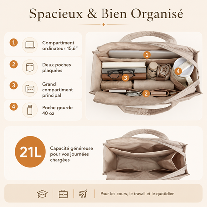 Tote Bag Alma – Sac à Main The Tote Bag Femme Sac Cabas