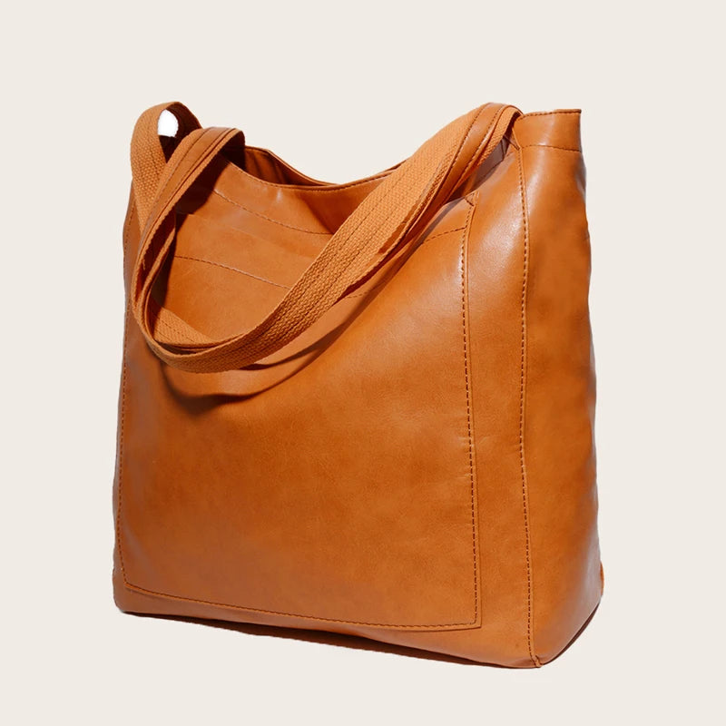 Tote bag cuir Sandrine – Grand format chic à petit prix Sac Cabas