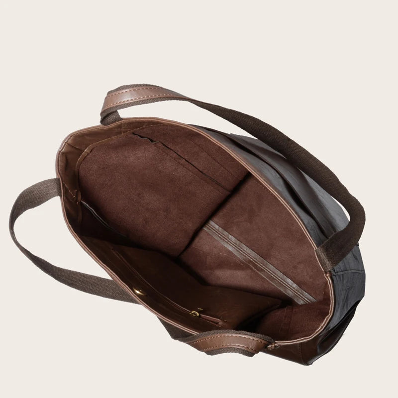Tote bag cuir Sandrine – Grand format chic à petit prix Sac Cabas