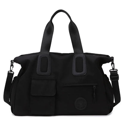 Tote Bag Nova – Sac XXL Femme pour Travail & Voyage Noir / Canvas sac de sports