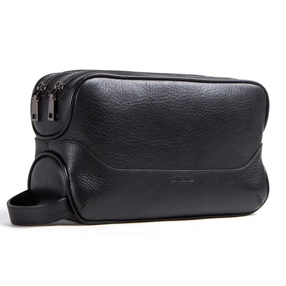 Trousse à Toilette Homme｜La Casa Du Cuir Noir / Votre Nom
