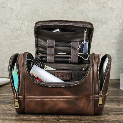 Trousse de Toilette de Voyage Homme｜La Casa Du Cuir