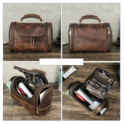 Trousse de Toilette de Voyage Homme｜La Casa Du Cuir