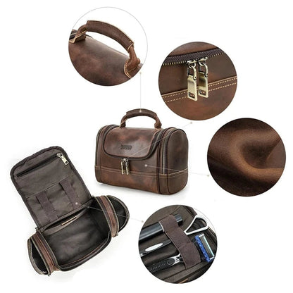 Trousse de Toilette de Voyage Homme｜La Casa Du Cuir