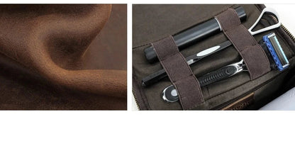 Trousse de Toilette de Voyage Homme｜La Casa Du Cuir