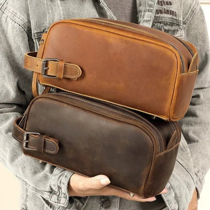 Trousse de Toilette en Cuir Homme｜La Casa Du Cuir