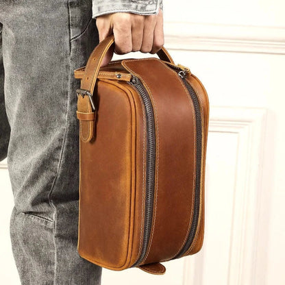 Trousse de Toilette en Cuir Homme｜La Casa Du Cuir
