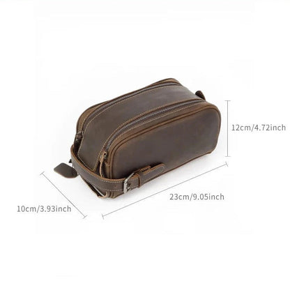 Trousse de Toilette en Cuir Homme｜La Casa Du Cuir