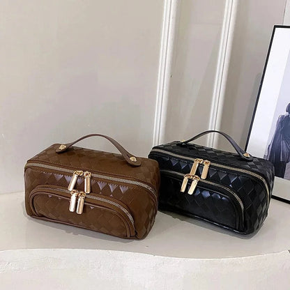 Trousse de Toilette Femme Grand Format｜La Casa Du Cuir