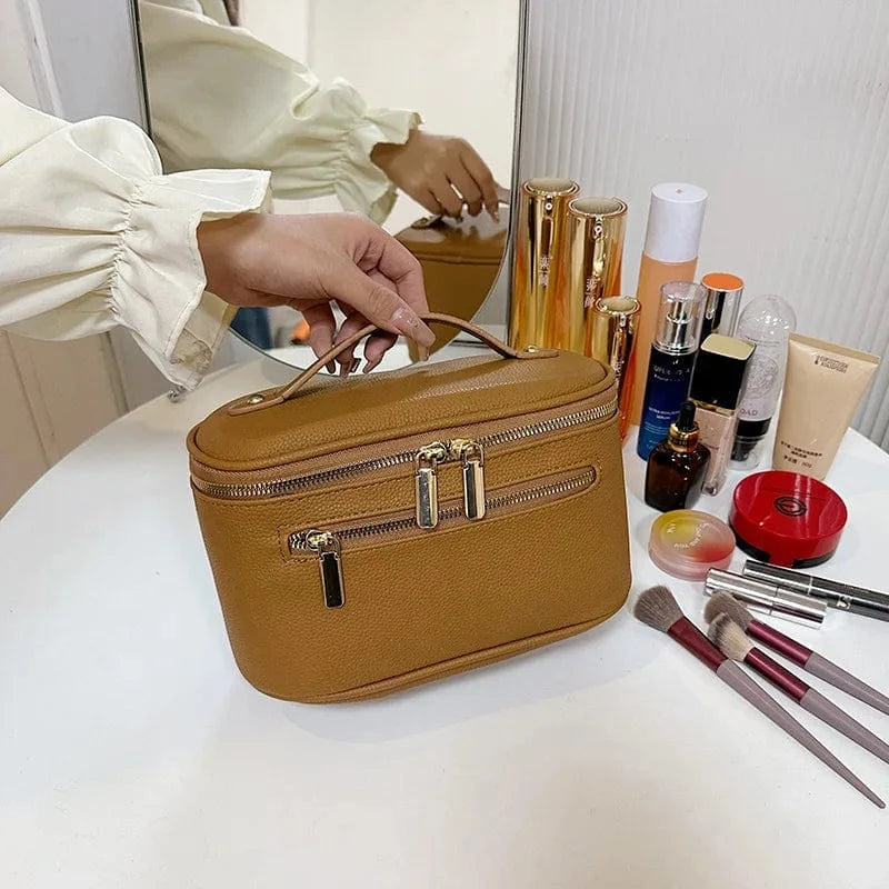 Trousse de Toilette Femme Tendance Brown / 24x14x14CM / CHINA