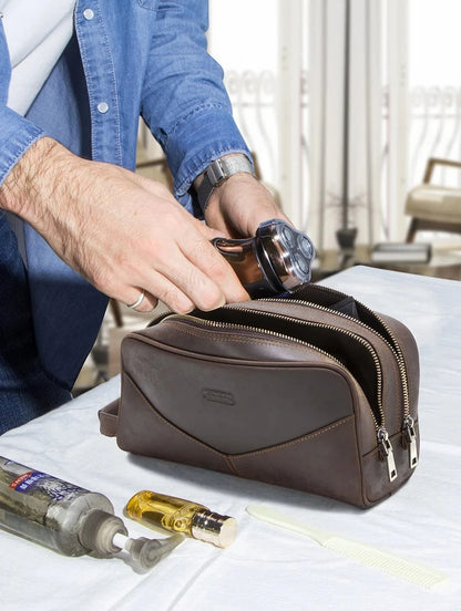 Trousse de Toilette Homme Cuir｜La Casa Du Cuir