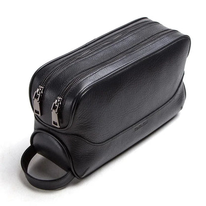Trousse de Toilette Homme Originale｜La Casa Du Cuir Noir / Cuir Véritable
