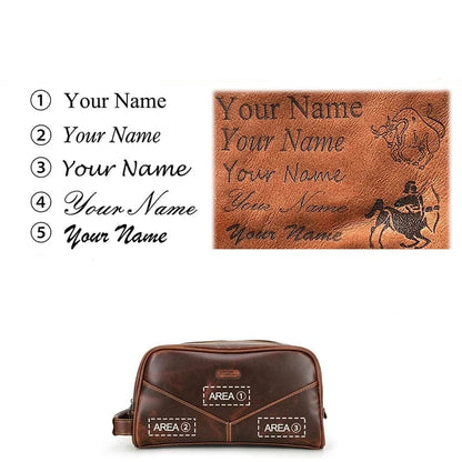 Trousse de Toilette Homme Personnalisée｜La Casa Du Cuir