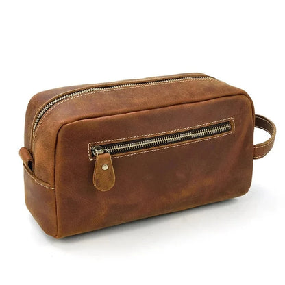 Trousse de Toilette pour Homme｜La Casa Du Cuir Marron 1