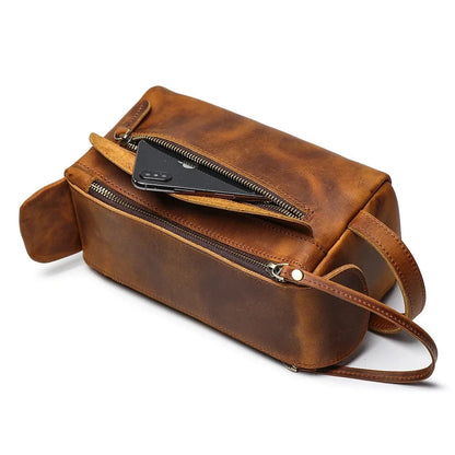 Trousse Toilette en Cuir pour Homme｜La Casa Du Cuir